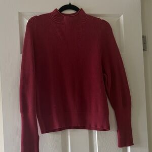 Banana Republic Women's Burgundy Turtleneck Sweater